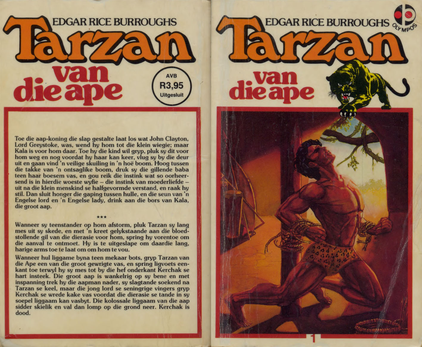 1. Tarzan van die ape - Edgar Rice Burroughs (1983)